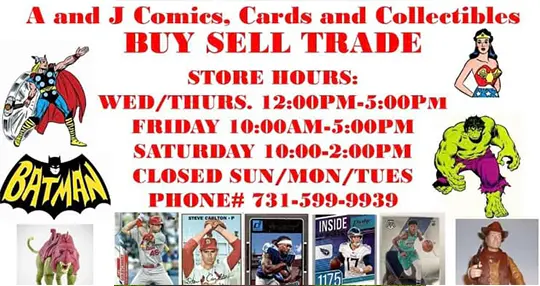 A & J Comics, Cards, and Collectibles